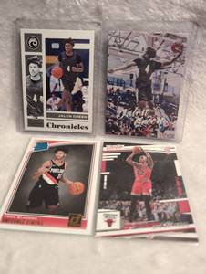 lot 1931 image: Jalen Green  Anfernee Simons  Ayo Donsunmu Card Lot - 4 ct