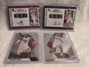 lot 1933 image: 2019-20 Panini Contenders Draft Picks Basketball Cards Lot - 4 ct