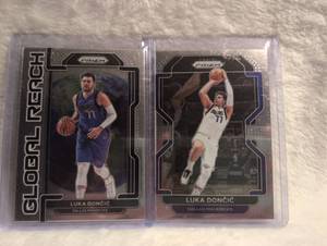 lot 1934 image: 2021-22 Panini Prizm Luka Doncic Set - 2 ct