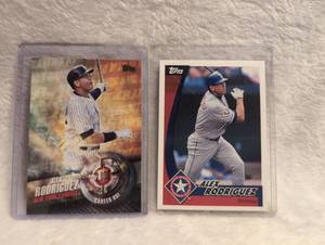 lot 2002 image: Alex Rodriguez MLB Baseball Card Collection - 2 ct