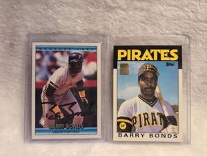 lot 2007 image: 1992 Donruss Barry Bonds Pirates Baseball Card with PSA Authentication