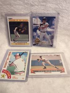 lot 2008 image: Cal Ripken  Cal Ripken Jr. Baseball Card Collection - 4 ct