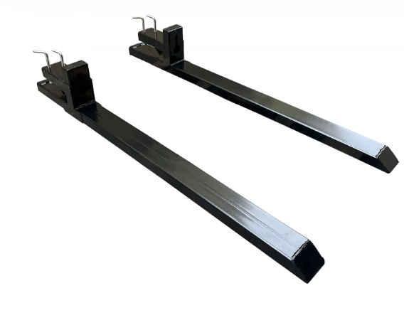 lot 2765A image: Unused Wolverine Non- Adjustable clip-on pallet fork  TF2-66-4000G