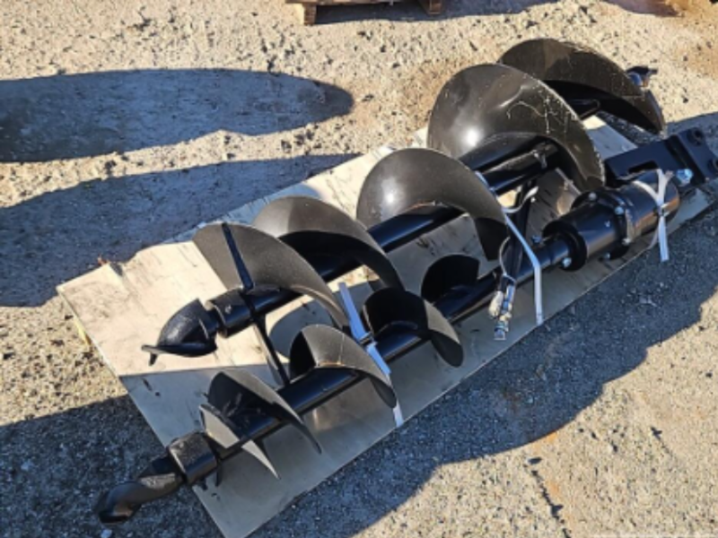 lot 7657 image: Unused CAPTOK Excavator Attachments  Auger Rods  3 piece