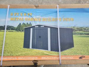 lot 16014 image: Starvox 8x6 Metal Storage Shed  MS0806 (Unused - Complete Kit)