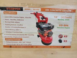 lot 16031 image: Starvox FH-450 18-inch Concrete Floor Grinder