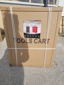 lot 16035 image: Starvox 8-Drawer Rolling Tool Cart with 188 Tool Set  Model JS-328B (Unused)