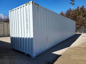 lot 2753 image: One Way Use 40 High Cube Storage Container, 2 Door Opening, End Opening  Wolverine ZTCU4518827