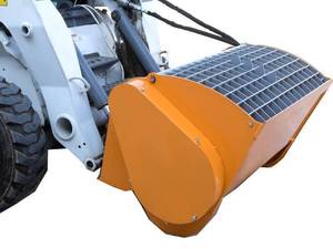 lot 2841 image: Unused Landhonor Skid Steer Double Discharge Concrete Mixer  DCM-11-250G