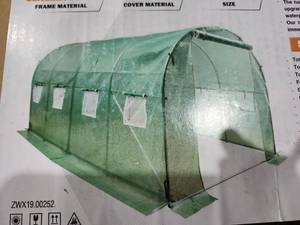 lot 2898 image: Landhonor 15 x 7 x 7 Walk-in Greenhouse  LHR-WG1507