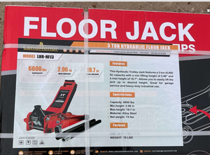 lot 2931 image: Unused Landhonor 3 Ton Floor Jack  LHR-HFJ3