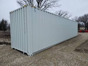 lot 2530 image: One Way Use 40 High Cube Storage Container, 2 Door Opening, End Opening  Wolverine CICU7351030
