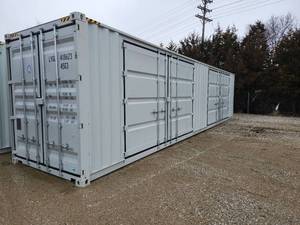 lot 2940 image: One Way Use 40 High Cube Storage Container, 2 Door Opening, End Opening  Wolverine LYGU4186236