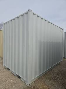 lot 8002 image: One Way Use12ft Shipping Container with Window & Door