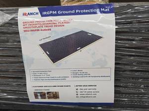 lot 8014 image: SDLAUNCH Heavy Duty Ground Protection Mat 4x8ft  Set of 15