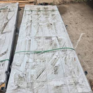 lot 321 image: Galvanized Steel Panels (Approx 37 x 94in)  SDLGCSS
