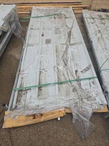 lot 323 image: Galvanized Steel Panels (Approx 37 x 94in)  SDLGCSS