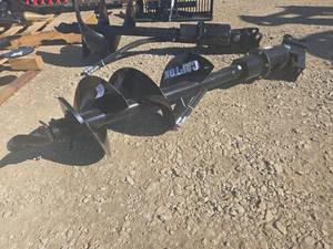 lot 10504 image: Captok Mini Excavator Post Hole Auger 12in