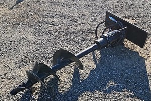 lot 10523 image: Mini Skid Steer Auger  12in Rod