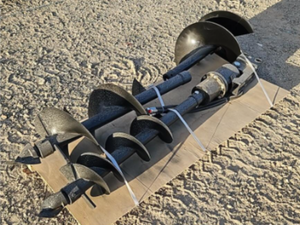 lot 10581 image: Unused CAPTOK Excavator Auger Attachments  3-Piece Set