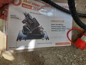 lot 10585 image: Unused Skid Steer Stump Grinder  Model CK-BSG45