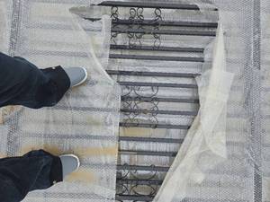 lot 10622 image: Unused 20 Ft Bi-Parting Wrought Iron Gate