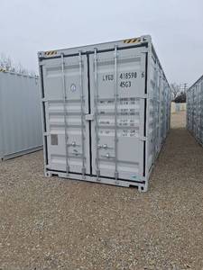 lot 2114 image: 40 High Cube Storage Container, APPROX 102 TALL X 96 WIDE X 40 DEEP  LYGU4185986