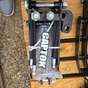lot 10701 image: Unused Mini Excavator Thumb W Bracket Attachment