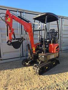 lot 10715 image: Unused CFG Industrial NT18K Mini Excavator  Kubota D722 Engine  Will NOT Move - Read Description