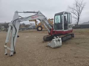 lot 34 image: Takeuchi TB260 Mini Excavator  Enclosed Cab  1280.9 Hours  2 Buckets