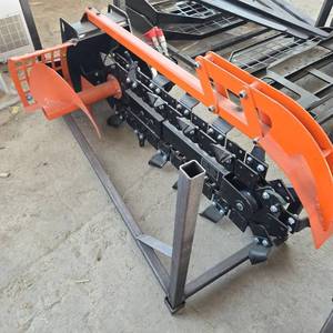 lot 928 image: Unused MINI Skid Steer Hydraulic Trencher Attachment with Chain Drive System