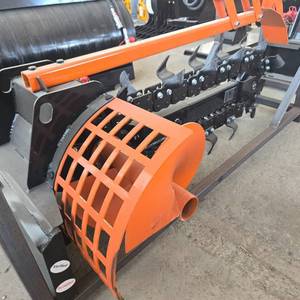 lot 10810 image: Unused MINI Skid Steer Hydraulic Trencher Attachment with Chain Drive System  CK-X39