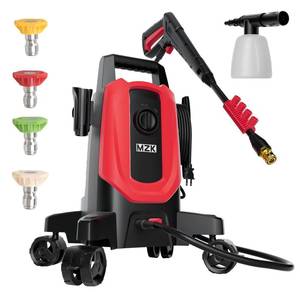Pressure Washer,5200PSI Power Washer with 4 Quick Connect Nozzles, High Pressure Cleaning Machine with Foam Cannon for Cars/Fences/Driveways/Patios/Home Cleaning