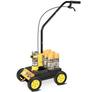 lot 6396 image: Parking Lot Striping Machine, Playing Field Striping Line Marking Machine, Compatible with Professional Inverted Striping Spray Paint, 2-4 Width Adjustable Line Striper for Fast Accurate Marking