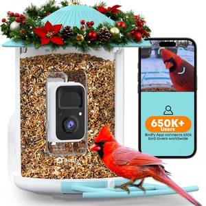 lot 6452 image: NETVUE by Birdfy Smart Bird Feeder with 2K AI Camera, Auto Capture Videos & Motion Detection, Live Steam, Wireless Wildbird Watching, Ideal Gift for Outdoor Backyard Birder(AI by Subscription)