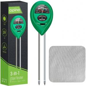 lot 6475 image: apine Soil Moisture Meter,3 in 1 Soil pH Tester,Soil Tester with Moisture,Light,and pH Test for Garden,Farm,Lawn,Indoor,Outdoor (No Battery Needed)