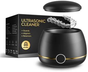 lot 6492 image: Dental Ultrasonic Retainer Cleaner Pod Nicwell Morning Cleaning Silent Operation - Stain-Free Confidence for Married Women 200ml Tank