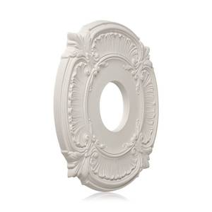 lot 6525 image: EIFHYT 2 Pack White Home Lighting Ceiling Medallions Molded Plastic, 13 OD x 3-12ID x 34 P