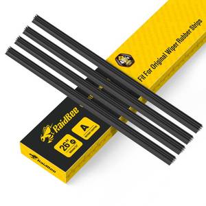 lot 6544 image: RaidBee Wiper Blade Refill,4 PCs Adjustable Size of Universal Replacement Windshield Wiper Refill Replacement for Tesla,Toyota,Hyundai,Honda Front & Rear Windshield Wiper Baldes Rubber Strip(26)