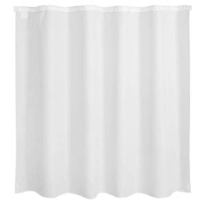 lot 6594 image: Barossa Design Fabric Snap-in Replacement Liner 70 x 69 - Use for Hotel Style Shower Curtain, Removable & Machine Washable, Water-Repellent - White, 70x69
