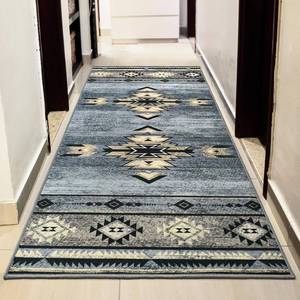 lot 6600 image: B BENRON Hallway Runner Rug 2 x 4, Non-Slip Western Runners for Bedroom Kitchen, Accent and Tribal Style Long Rugs Washable, Grey