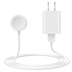lot 6627 image: EGK Magnetic Fast Charger for Apple Watch, Wireless Charging Cable for All iWatch Series (1 m)