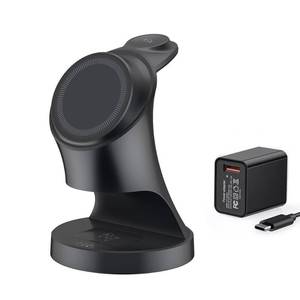 lot 6629 image: Wireless Charger,3 in 1 Magnetic Wireless Charger Stand, Fast Wireless Charging Dock for iPhone171615141312 Series, Apple Watch Series, AirPods Pro.