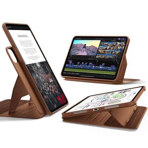 lot 6666 image: ESR for iPad Pro 11 Inch Case (M5M4) 20252024, Rotating Case with Removable Magnetic Cover, Adjustable PortraitLandscape Stand, 9 Standing Angles, Shift Series, Brown