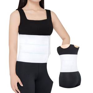 lot 6678 image: Abdominal Binder Post Surgery Compression Support  Stomach Wrap Belly Band for Hernia Tummy Tuck  Soft, Latex-free, Breathable - (60 - 75) 3 Panel - 9 High