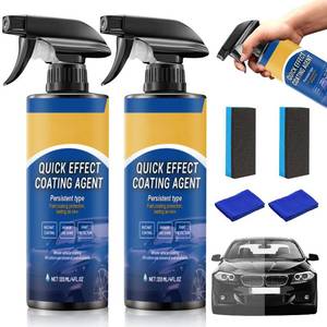 lot 6703 image: 2pcs Car Coating Spray, Quick Effect Coating Agent, 2025 New Quickly Coat Car Wax, Car Scratch Wax Polish Spray Waterless Wash, Easy to Use