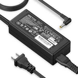 lot 6717 image: Replacment for LG Monitor Power Cord - DC 19V Power Supply for LG Electronics 27 24 23 22 20 19 LCD LED HD TV Monitor Widescreen Power Adapter Cord(6.5  4.4mm)