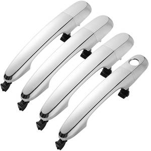 lot 6778 image: Lcyolada 4Pcs Exterior Door Handle Set for Kia Sorento 2011 2012 2013 2014 2015,Front and Rear Left & Right Side Replaces 82651-2P010 82652-2P030,Chrome