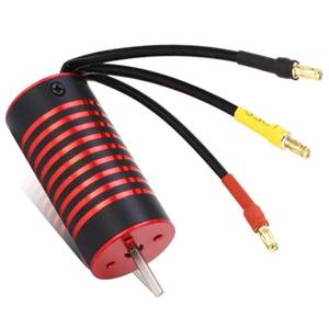 lot 6782 image: HERCHR RC Brushless Motor, 5900KV Aluminum Alloy 3.175mm Shaft Waterproof Motor Replacement for 112 114 RC Car On-Road Vehicles Truck Boat Update Parts(5900KV)