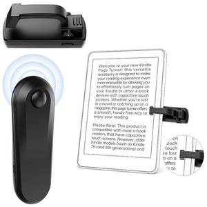 lot 6791 image: First No Text Blocking Remote Control Page Turner for Kindle Paperwhite,Silent Clicker Page Turner,Kindle Accessories for iPadTablets(Just Reading),Camera & Selfie Shutter